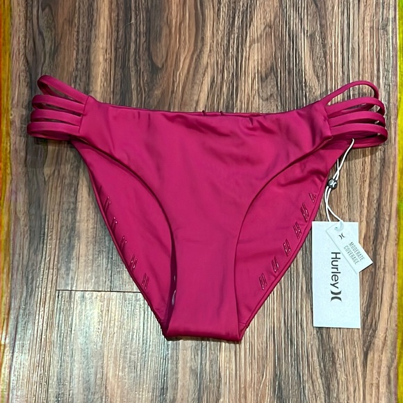 Hurley Max Solid Moderate Bikini Bottom - Picture 6 of 15